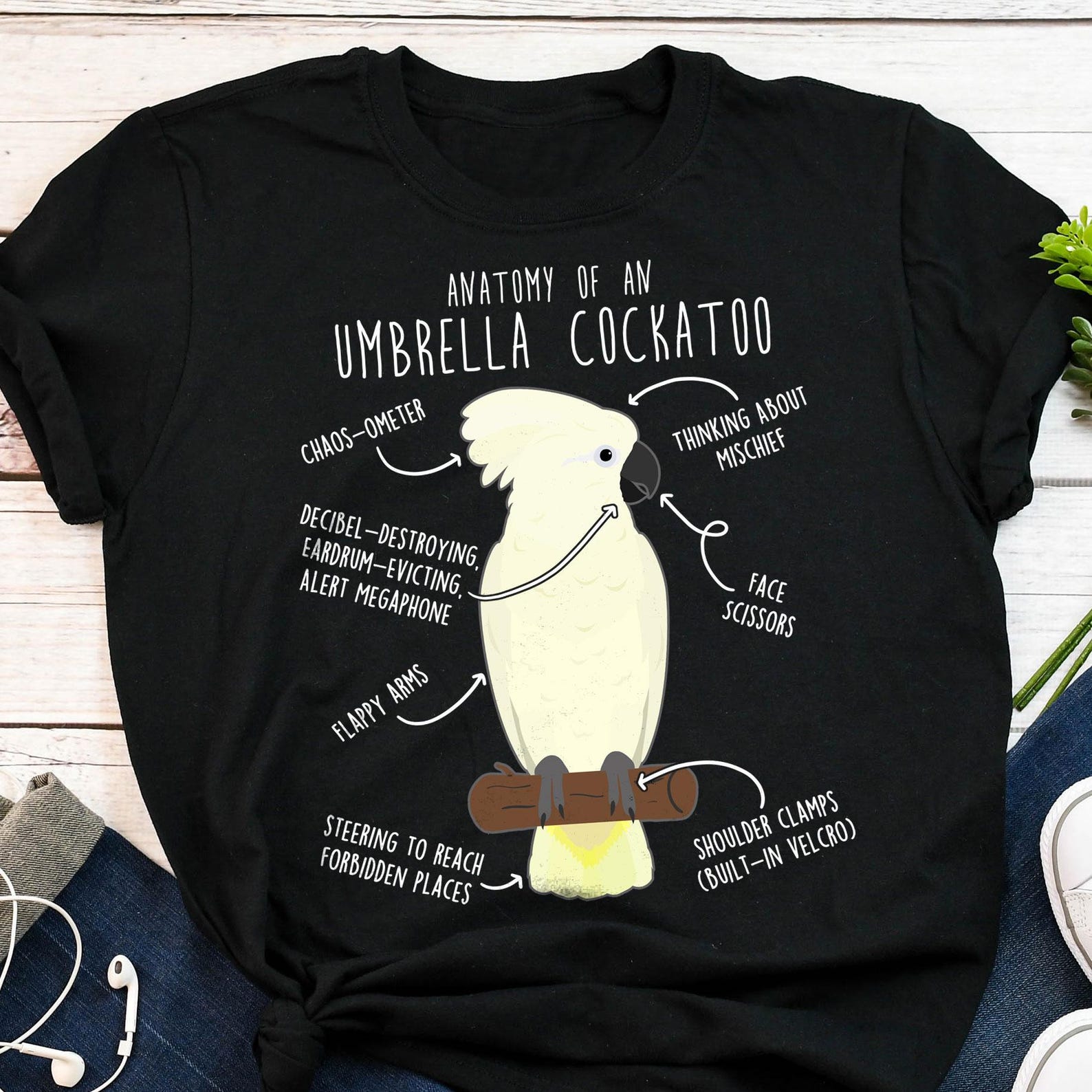 Umbrella Cockatoo Shirt, , , Funny Parrot Lover Gift, Cute Pet Umbrella Cockatoo T-shirt, Bird, Cockatoo Mom Cockatoo Dad 110