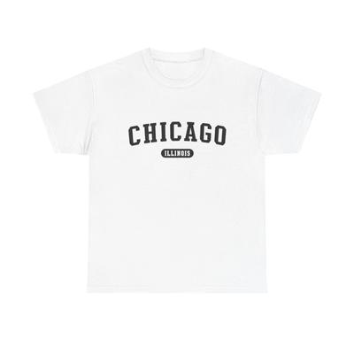 T-shirt Grafica Chicago Illinois ADULTO NUOVO