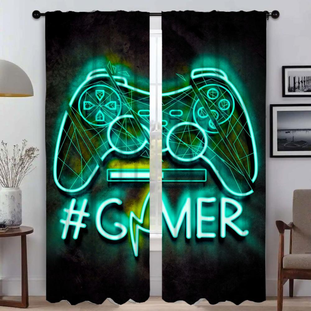 Blackout Curtains Camera Play Stations Window Curtain Room Panel Home Interior Partition Blinds Shades Living Made Of Polyester Washable