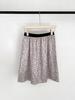 Baseukala Leopard Mix Midi Skirt