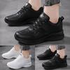 Women Sports Shoes Fashionable Pattern Simple Pure Color Leather Surface Comfortable Flat Bottom Womens Fashion Sneaker