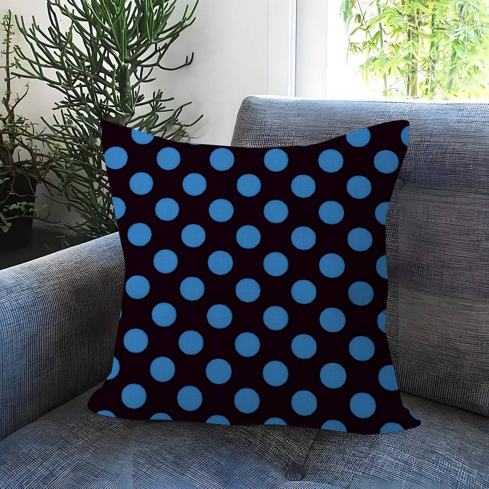 Fashion Polka Dot Figure  Pillow Cover Design Cushion Cover Decor Holiday Decorati