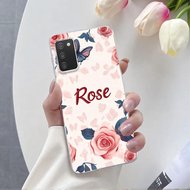 For Samsung A41 A21s A11 Case Luxury Phone Case For Samsung Galaxy A41 A21S Marble Flower Clear Soft Silicone Protective Cover