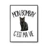 Poster My Bombay Is My Life | Photo Paper Poster 310 G Pearlescent Finish Size A4 | Wall Decoration Living Room Bedroom
