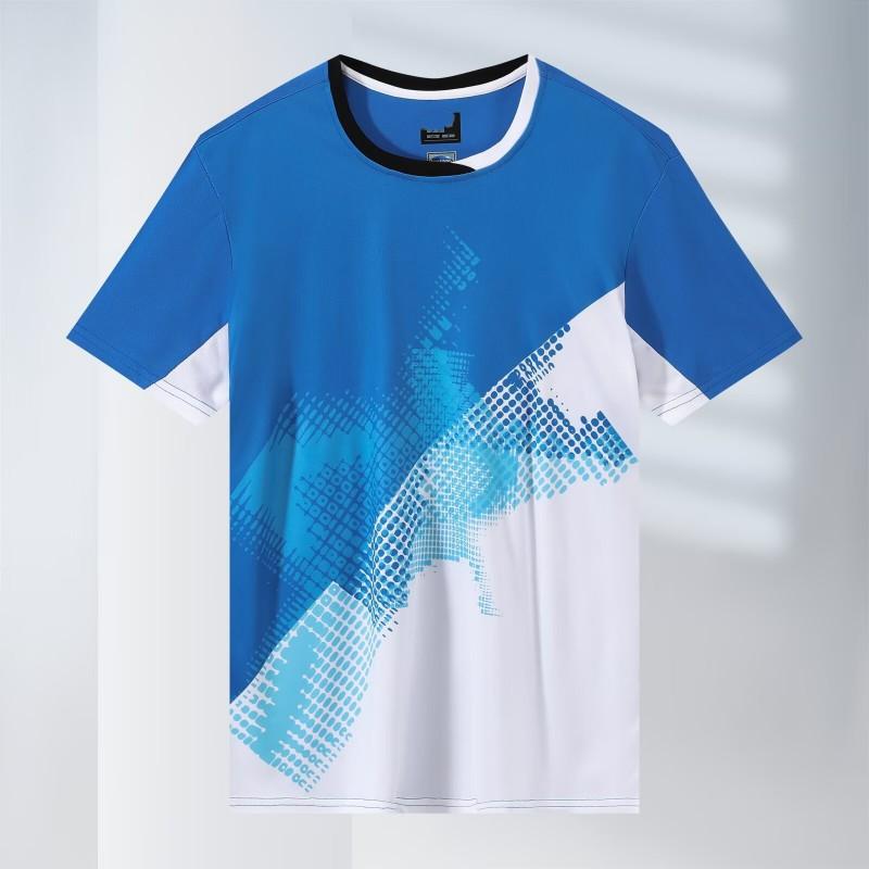 Quick-Dry Badminton Shirt Men Women Sport T-Shirt Athletic Top Youth Student Competition Wear