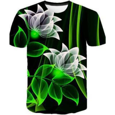 T-shirt Tendance Décontracté pour Homme Impression Numérique T-shirt 3D Impression Numérique