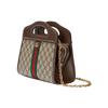 Gucci GG Supreme Canvas Web Stripe Top Handle Crossbody Bag For Women Daily Use