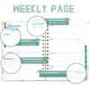 2026 Planner - Planner 2026 Weekly and Monthly, 6.4'' x 8.5'', 2026 Planners Weekly and Monthly with 12 Colorful Tabs, Functional Pages, Inner Pocket