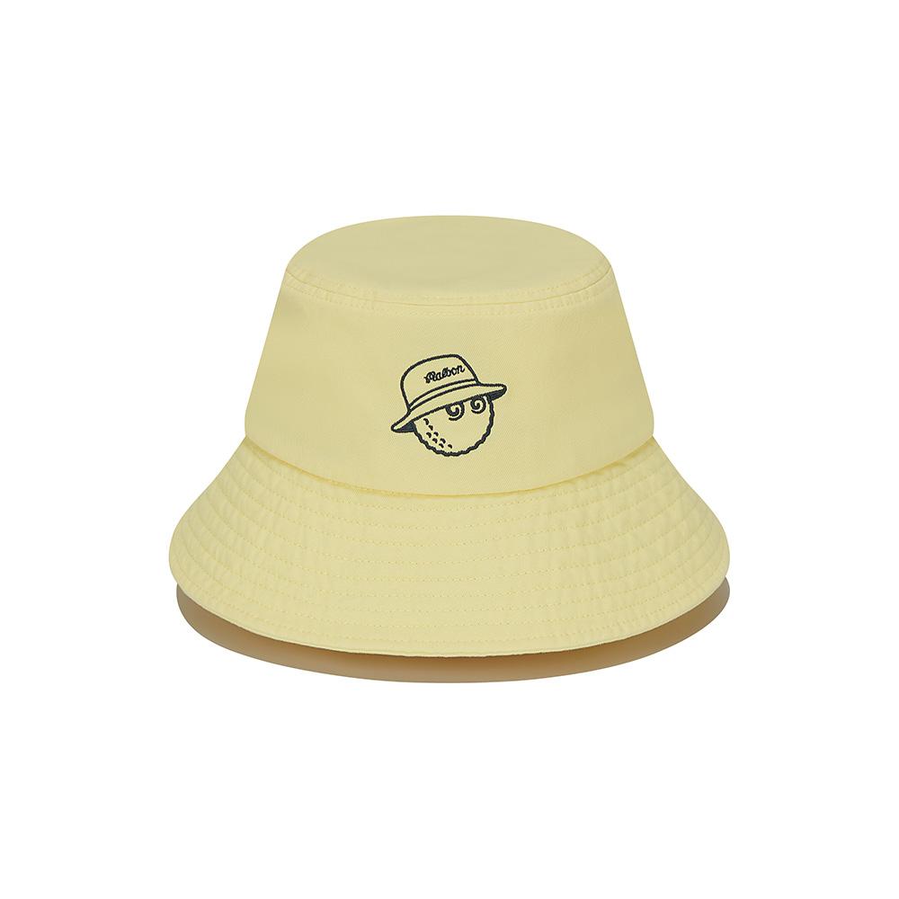 MALBON GOLF Basic Lettering Bucket Hat Yellow