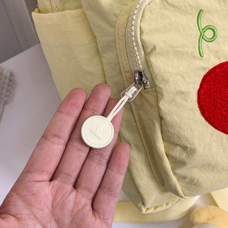 Sac à dos Pomme en Laine Mignonne de Haute Qualité pour Étudiants – Léger & Parfait pour les Sorties Printanières