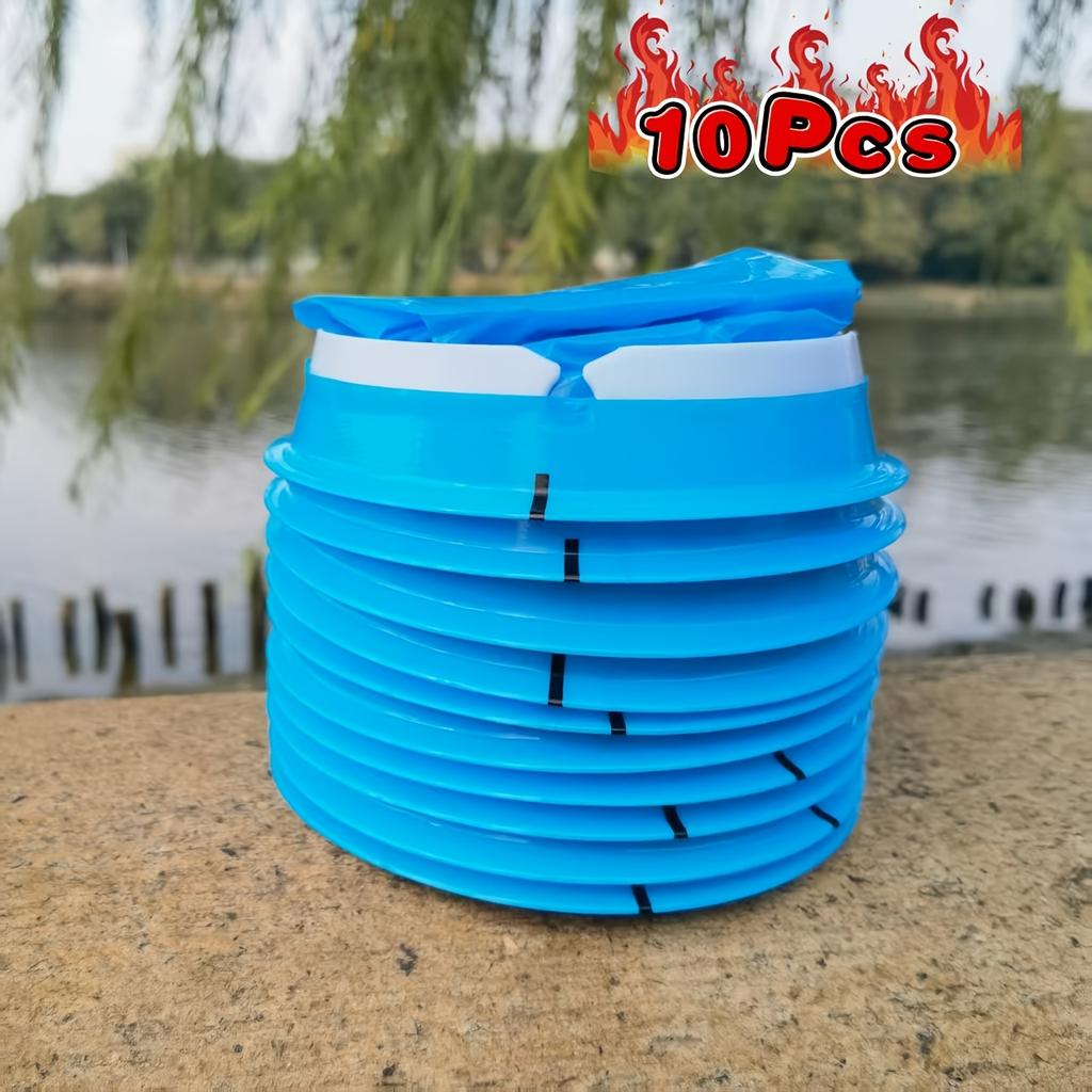 10-Pack Leak-Proof Portable Vomit Bags - Comfortable Travel Sickness Bags for Morning Sickness, Car Vomiting - Household Cleaning Essentials