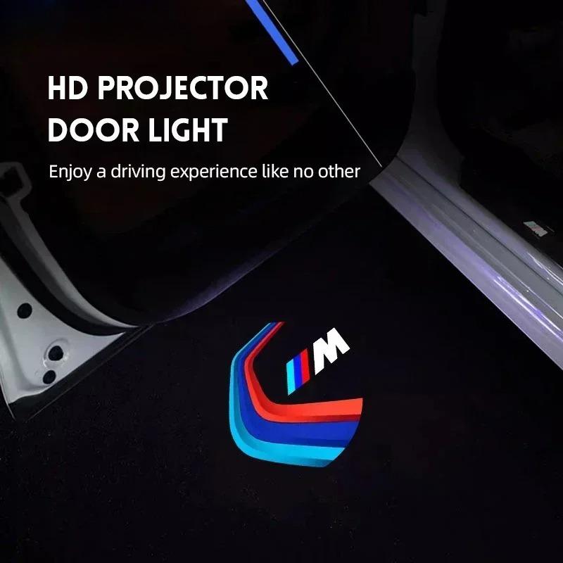 2/4Pcs Car LED Projector Welcome Lamp Is Suitable for BMW 1 Series F40/3 Series G20 G21/8 Series G29Z4/M4 MG02 M G8 X7 G07.