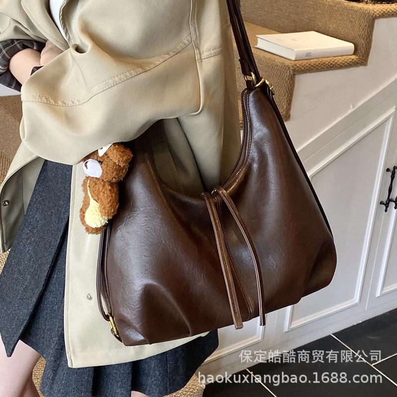 Tote bag women's 2025 new large-capacity commuter backpack casual multi-functional shoulder messenger bag travel backpack