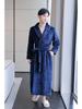 Comfortable Flannel Bathrobe: Thick Long Robe for Women & Couples In Autumn/Winter