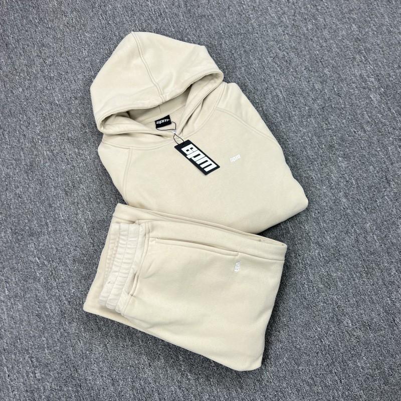 Mens Oversized Hooded Sweatshirt Jogger Set Streetwear Cotton Pullover Tracksuit Casual Outfit