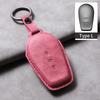For Nissan N7  N7 Pro N7Max Leather Car Remote Key Case Cover Car Key Shell Anti-Scratch Protector Decorative Accessories