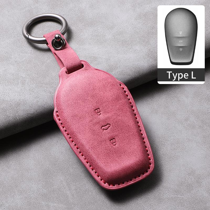 For Nissan N7 N7 Pro N7Max Leather Car Remote Key Case Cover Car Key Shell Anti-Scratch Protector Decorative Accessories