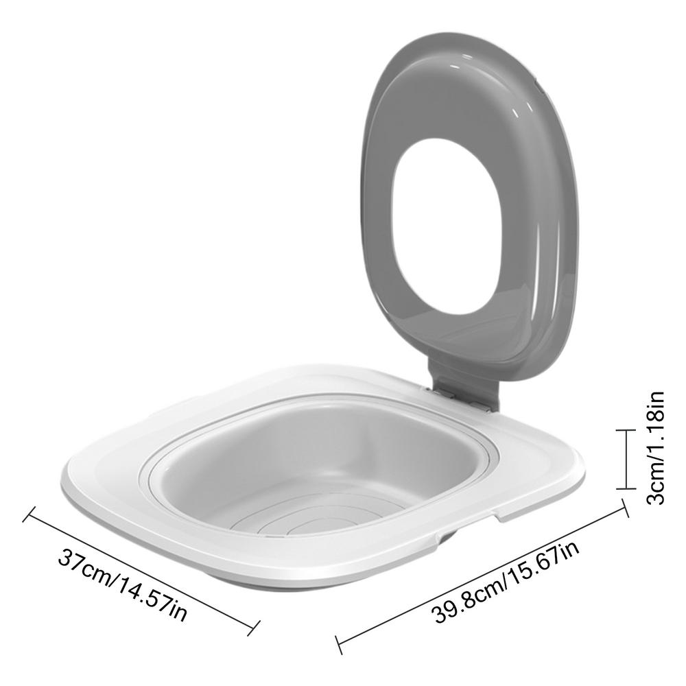 

2025 ABS Набір для привчання котів до туалету Багаторазовий Килимок для кошенят/котів для туалетного лотка Тренажер для котячого туалету Туалет Домашні тварини Прибирання Коти Тренувальний продукт сірий колір