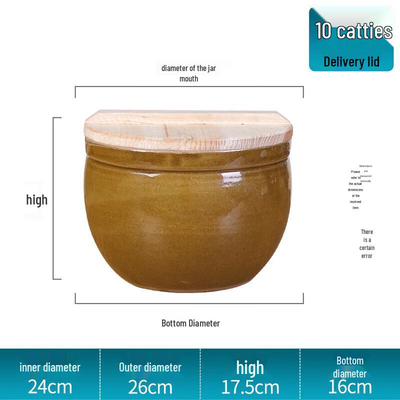 Traditional Ceramic Rice Wine Fermentation Jar
