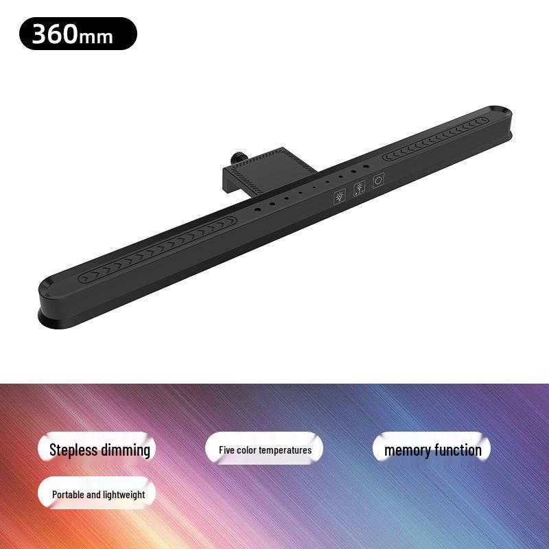 

Dimmable RGB LED Desk Lamp with Screen Clip