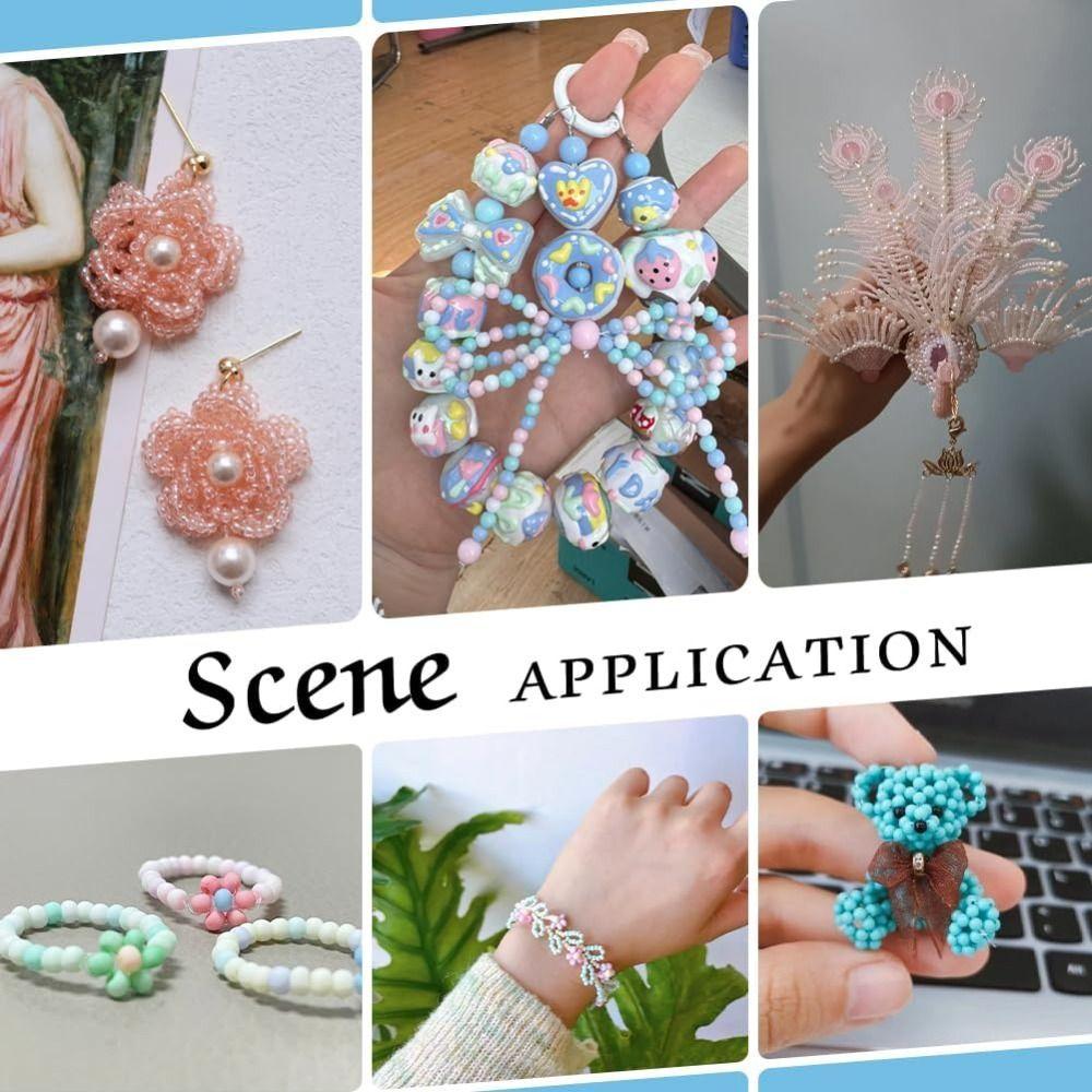 NEW 3mm Size Jewelry Making Beads Candy Color DIY Seed Bead Set Regular Shape Beads Necklace Making