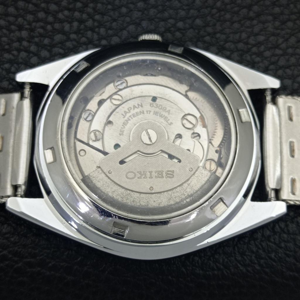 AUTOMATIC VINTAGE REFURBISHED SEIKO 5 6309A JAPAN MENS GREEN WATCH a441705-1 Sk-a441705