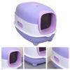 Enclosed Cat Litter Box Extra Large Splash Proof Odor Control Enclosed Cat Pan Cat Toilet Box for