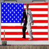 Amerikanischer Rap-Gott Hip-Hop-Musikflagge Eminem Wandteppiche Wandbehang Meme-Wandteppich Kunst Ästhetische Raumdekoration Schlafzimmer-Wandbehänge