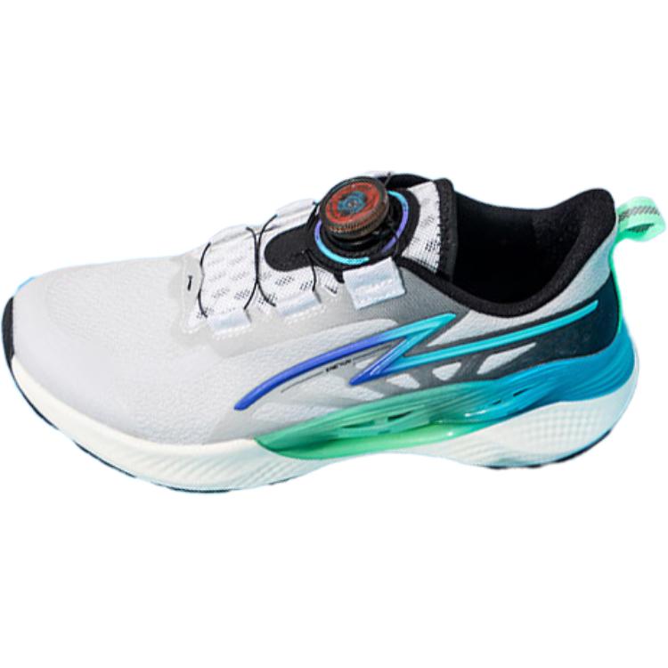Li Ning Cloud V2 Comfortable Non-Slip Durable Low-Top Kids Running Shoes Kids Running Shoes Gray YKFU060-3