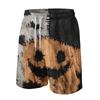 Men's Halloween Print Casual Drawstring Waist Shorts Lightweight Comfortable Relaxed Fit Summer Beachwear