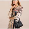 Shoulder bag women's foreign trade new fashion versatile double-layer messenger bag Korean version large-capacity washed leather small bag