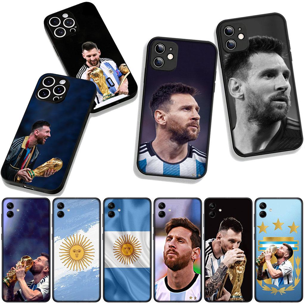 Argentina Flag Football Number 10 Champion for Samsung Galaxy A36 A17 A26 A07 A35 A54 A53 A13 A33 A34 S20 S21 FE S10 Plus Case