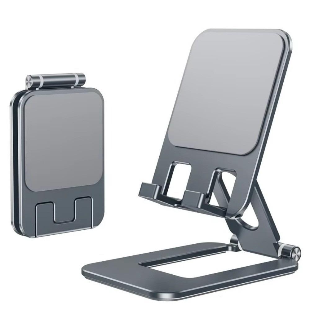 Aluminum Zinc Zinc Alloy Metal Table Holder Adjustable Mobile Phone Holder Folding Phone Stand Desktop Mount