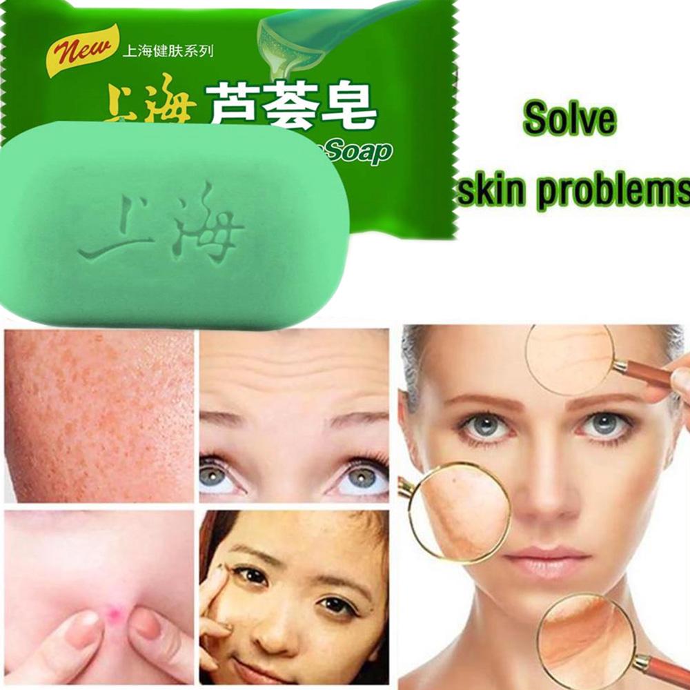 Ansikts face kroppen ren fot klåda Itch Aloe Vera Tvål Anti Bacterial
