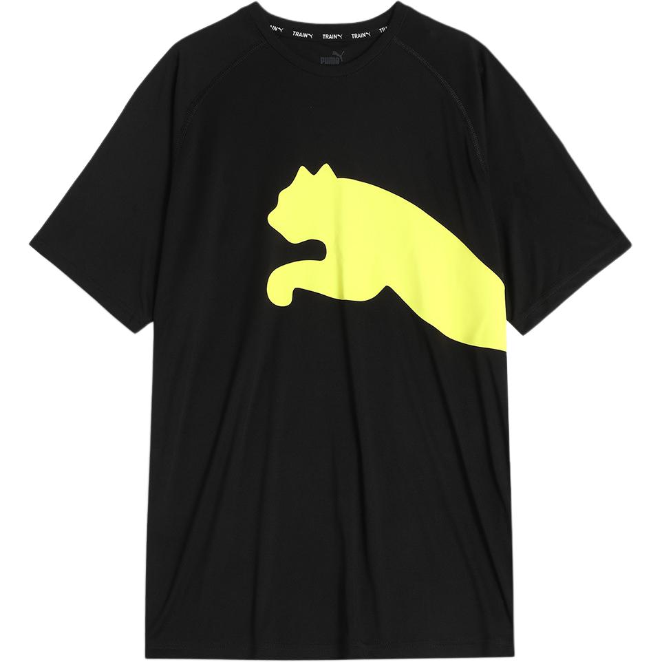 Puma Loose Fit Round Neck Short Sleeve T-Shirt Men Tops Black 524625-56