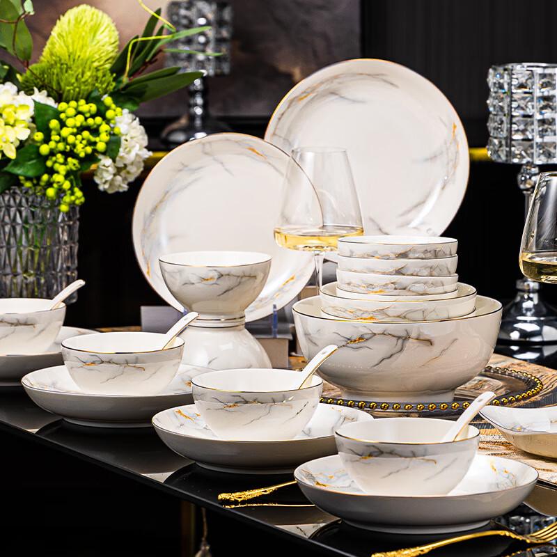 Gebosi 72-Piece Jingdezhen Ceramic Dinnerware Set