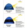Simple Carry Sun Screen Head Tent Including Storage Bag Works With Pack For Camping Beach Or Room M Size