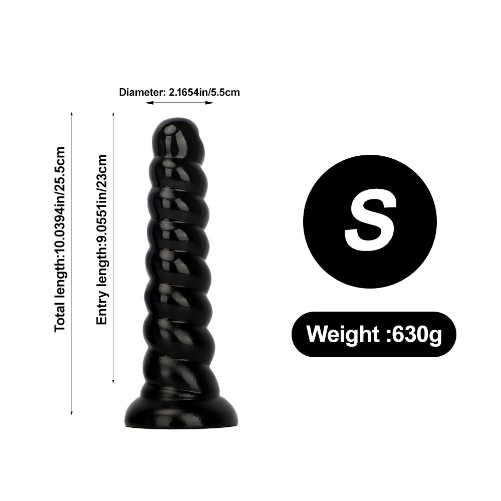35*7.5cm  Large Dildo Butt Plug with Suction Cup Threaded Anal Beads Anal Dildo Fisting Realistic Penis