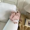 Daily Essential Cute Soft Drawstring Bucket Bag 2026 Fashi Versatile Tote Crossbody for Shopping Brunch and Casual Outings