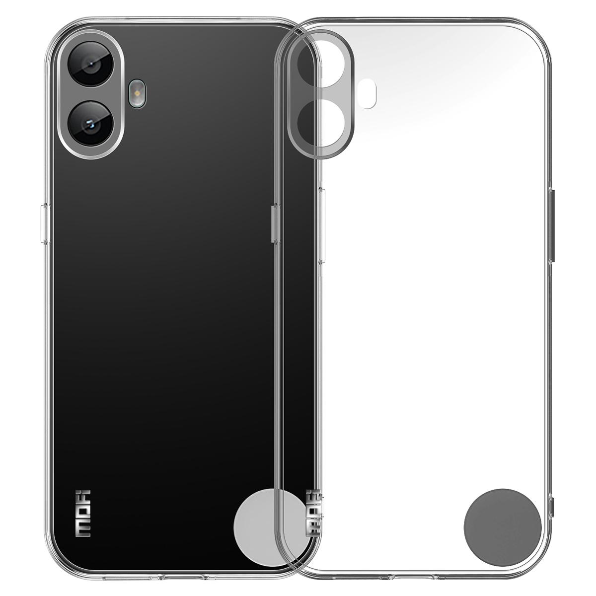 

MOFI Чехол для Nothing CMF Phone 1 Прозрачный Мягкий ТПУ Чехол для Телефона Защита от Царапин A