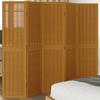 VidaXL Room Divider 5 Panels, Room Separator, Privacy Screen, Folding Screen Bedroom Living Room, Brown Wood 358821