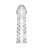 Opakovaně použitelné kondomy Extend Crystal Transparent Penis Sleeve G bodové stimulace
