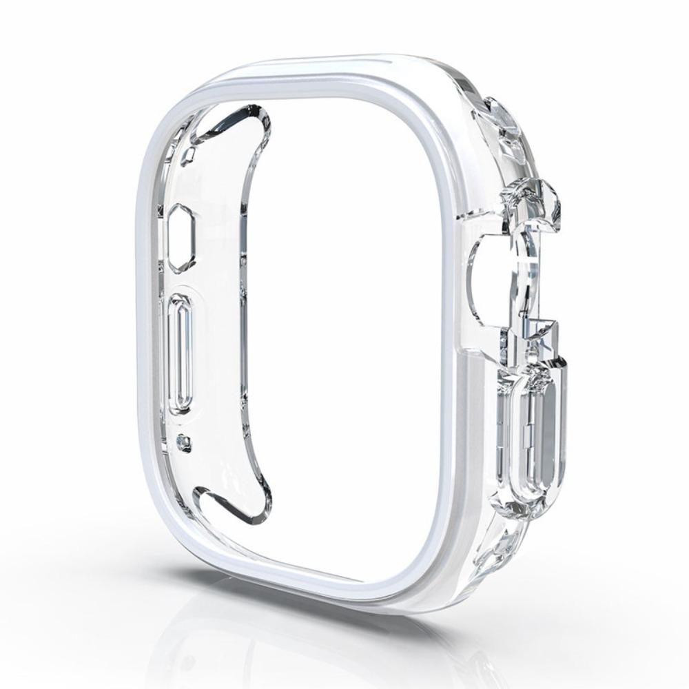 Watch Case For Apple Watch Ultra 49mm 11 10 46/42mm PC Protective Shell Iwatch 9 8 7 6 5 SE3 45/41/44mm Bumper Cover Accessories