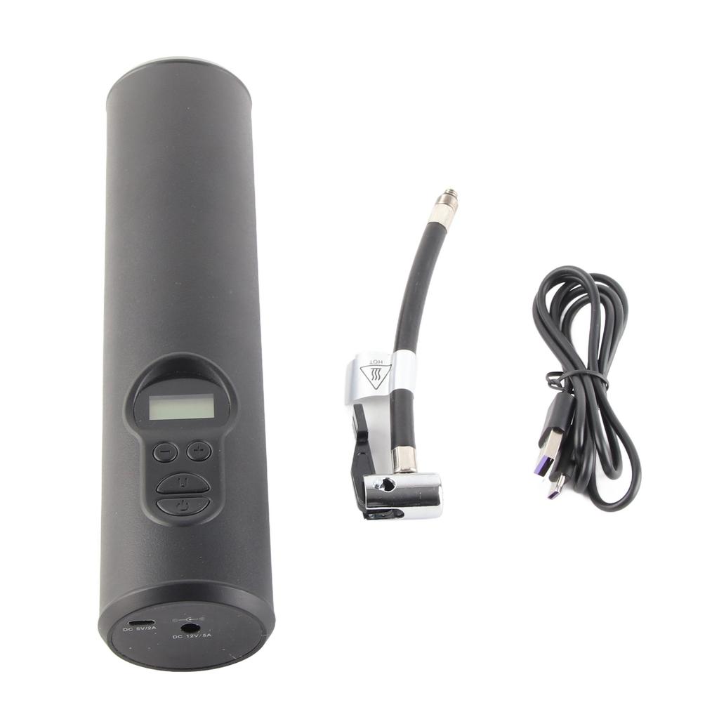 Tire Inflator Hand Held Wireless LCD Cordless Inflatable Pump Portable Air Compressor 12V