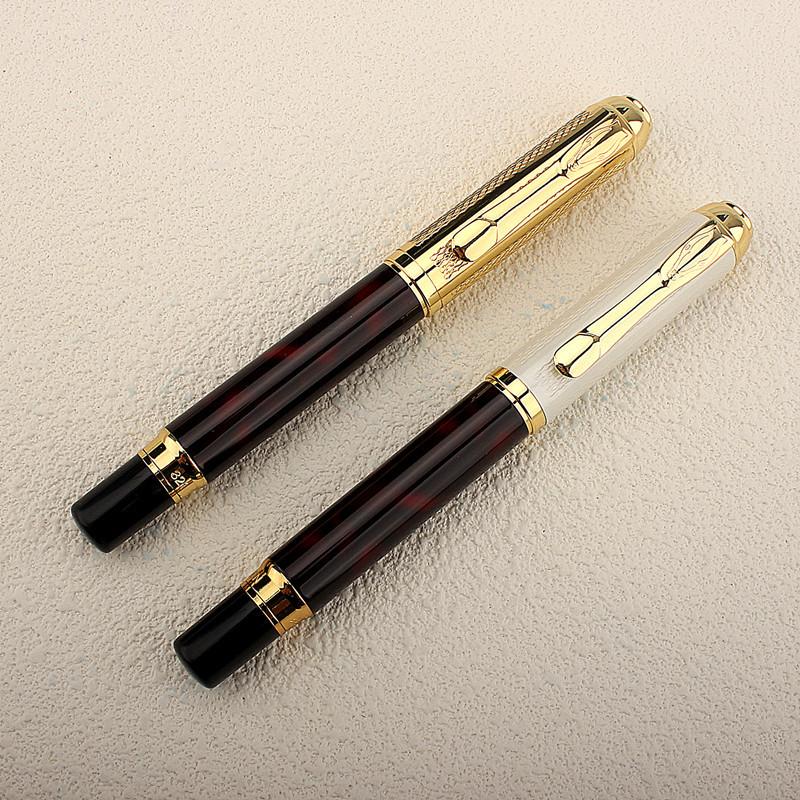 High-End Business Signature Pen Men'S High-End Annual Meeting Gift Metal Heavy Feel Bold Pearl Fountain Pen Signature Pen