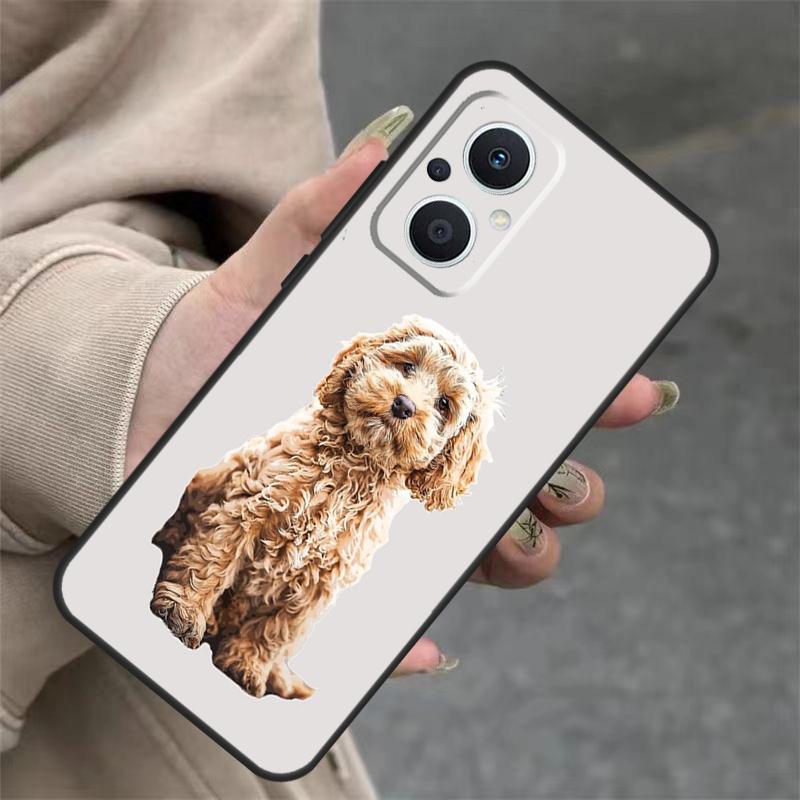 Brown Cockapoo Case For OPPO Reno 8T 13F 14F 12F 11F 10 12 13 14 Pro 7 8 Lite OPPO Find X8 X6 X9 Pro Cover