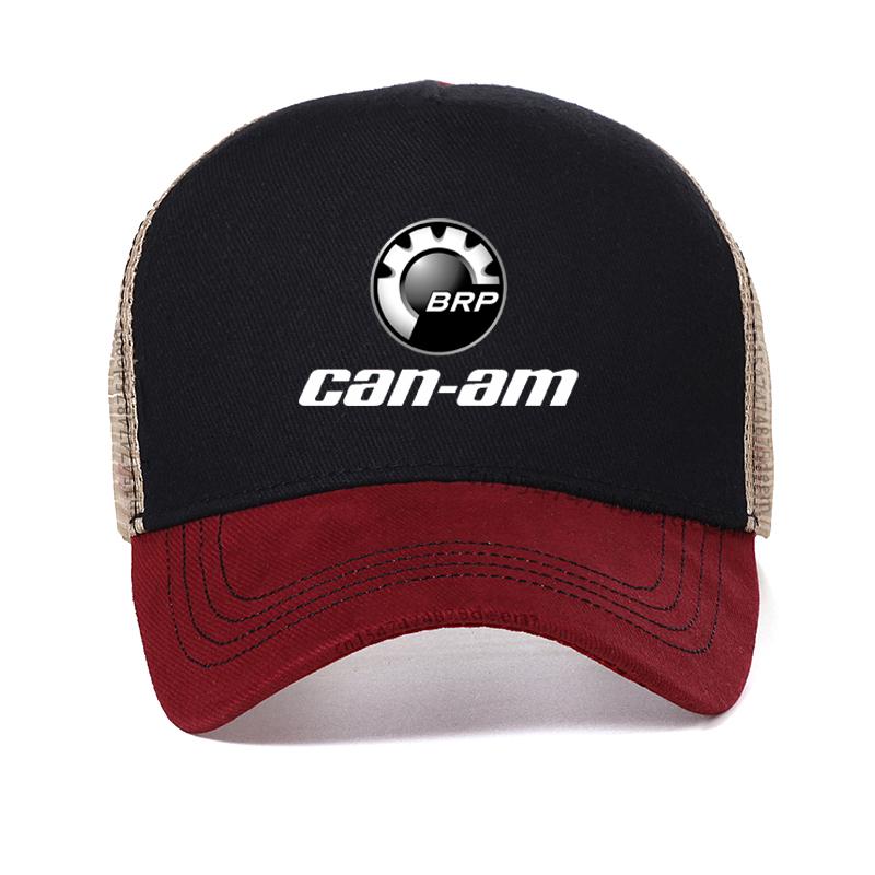 PLstar Cosmos Brp Can-am Nadruk 3D Czapka z daszkiem Nowa Moda Off-road Osobowość Unisex Kapelusz przeciwsłoneczny Letnie Siatkowe Czapki Snapback
