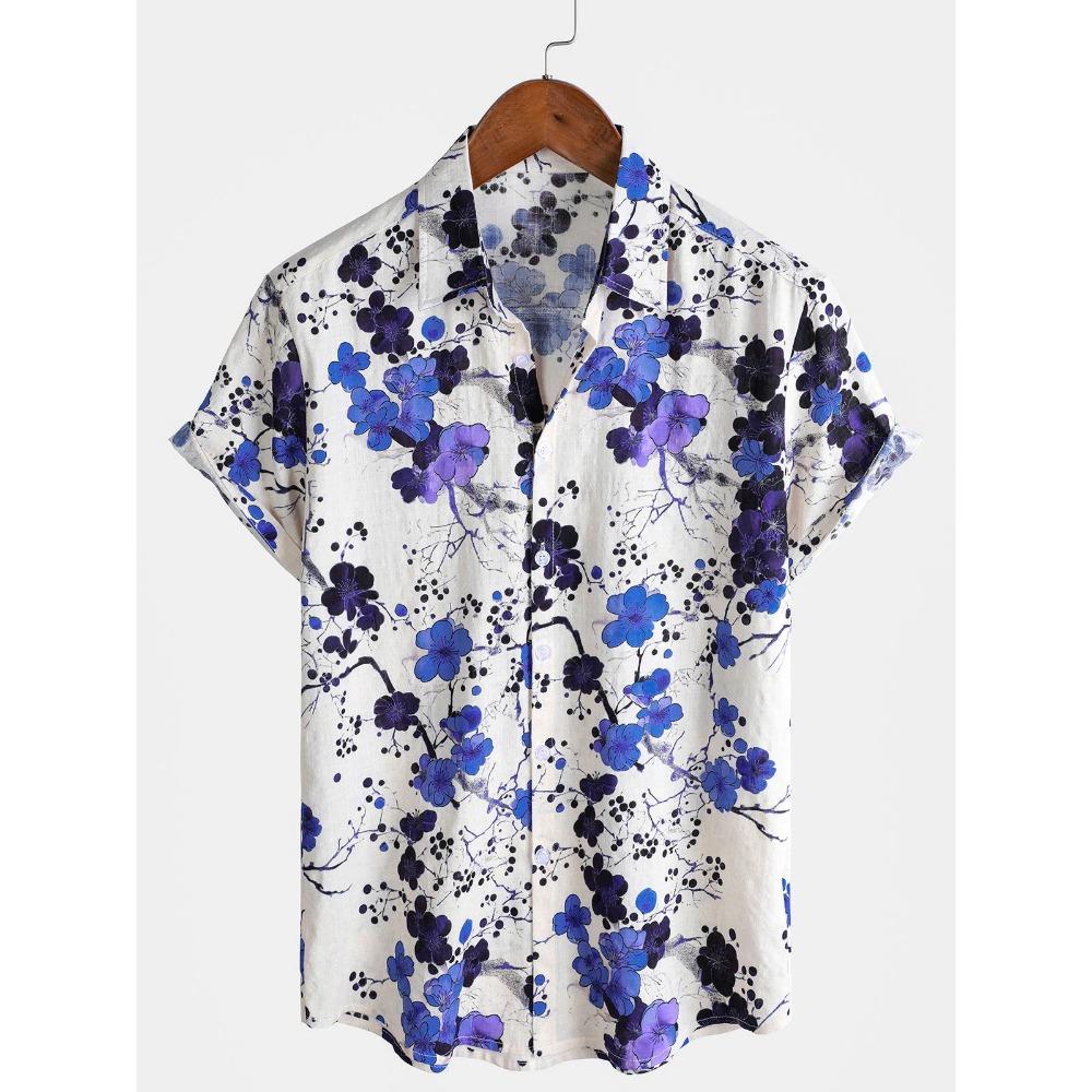 

Summer Casual Holiday Beach Shirt 3D Pattern T-shirt Retro Short Sleeve Vacation Outdoor Men s and Women s Shirt S