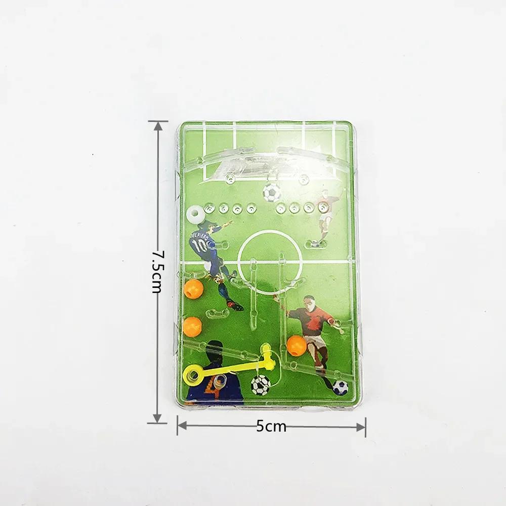20PCS Soccer Table Football Maze Game For Kids Early Educational Toy Football Theme Birthday Party Decor Girls Boys Favors Gift