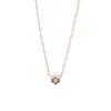 ESTELLE March Birthstone Aquamarine Necklace in 18K Pink Gold [WEB Exclusive] (0351-9585-0017-0000)
